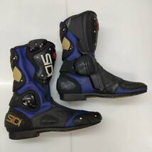 No.2426★1円～【SIDI】レーシングブーツ VERTEBRASYSTEM シディ バイク靴 プロテクト イタリア製 中古品_画像2