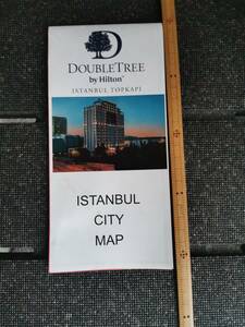 △トルコ　イスタンブール　地図　ISTANBUL CITY MAP　大きい地図　路線図付き