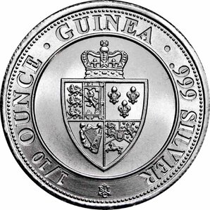 [保証書・カプセル付き] 2022年 (新品) セントヘレナ「スペード ギニア」純銀 1/10オンス 銀貨の画像1