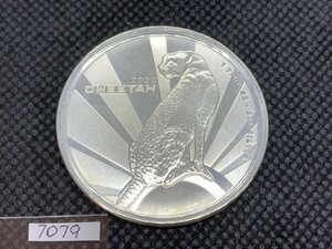 31.1グラム 2022年 (新品) カメルーン「チーター」純銀 1オンス 銀貨