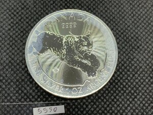 31.1グラム 2017年 カナダ「山猫座・ボブキャット・リンクス 」 純銀 1オンス 銀貨