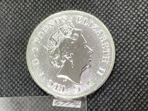 31.1グラム 2023年 (新品) イギリス「神話と伝説・アーサー王」純銀 1オンス 銀貨_画像2