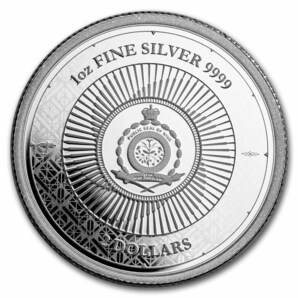 [保証書・カプセル付き] 2023年 (新品) トケラウ「クロノス」純銀 1オンス 銀貨の画像2