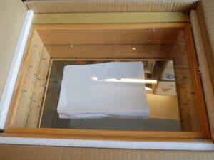 ◆Nakabayashi コレクションケースWIDE アクリル棚板 フラップ式扉タイプ ナカバヤシ