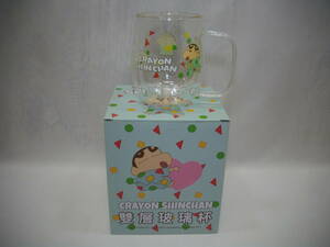 クレヨンしんちゃん ダブル ウォール カップ CRAYON SHINCHAN Double Wall Cup 送料５１０円～ パジャマ グラス 耐熱温度 (120℃）