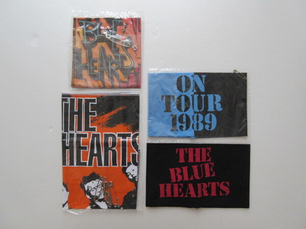 ブルーハーツ 腕章 バンダナ 4枚 THE BLUE HEARTS 当時物