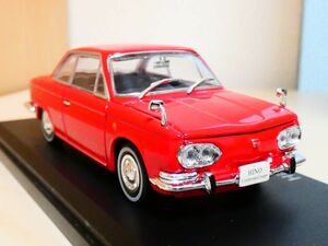 国産 名車コレクション 1/43 日野 コンテッサ クーペ 1965 赤 ③ アシェット 旧車 クラシックカー ミニカー S2