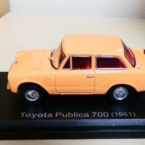 国産 名車コレクション 1/43 トヨタ パプリカ 700 1961 ③ アシェット 旧車 クラシックカー ミニカー S2の画像6