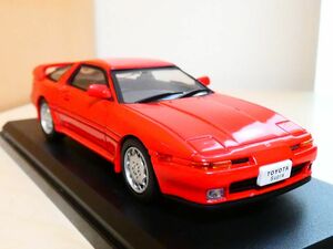 国産名車コレクション 1/43 トヨタ スープラ 70 1988 赤 アシェット 旧車 クラシックカー ミニカー N