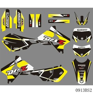 【国内在庫！即納！送料無料】 SUZUKI DR-Z400SM DRZ400SM DR-Z400 DRZ400 DR-Z DRZ グラフィック デカール セット ③