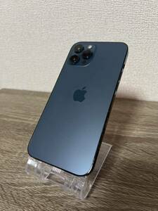 【送料無料】Apple iPhone 12 Pro Max 128GB デモ機 SIMフリー　　パシフィックブルー 最大容量90％ きしみ音