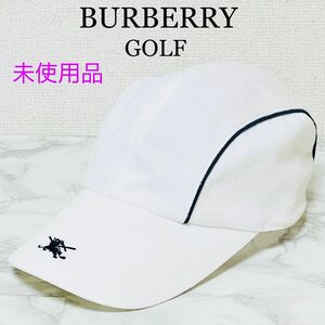 【未使用品】BURBERRY GOLF バーバリーゴルフ キャップ ホワイト