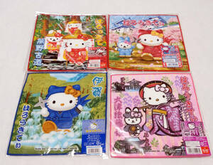  Hello Kitty Wakayama three-ply Shiga bear . old road Iga ninja large Tsu . wistaria .. present ground hand towel Sanrio HELLO KITTY Mini towel small towel 