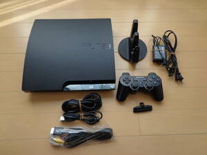 ☆すぐ遊べるセット☆ PlayStation3 120GB チャコールブラック CECH-2000A ブラック/薄型 充電スタンド　PS3/プレイステーション3