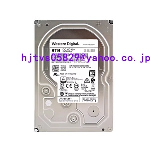 中古 HGST WD Ultrastar HUS728T8TALE6L4 DC HC320 8TB 7200 RPM SATA 6Gb/s 3.5インチ エンタープライズハードドライブ 動作確認済