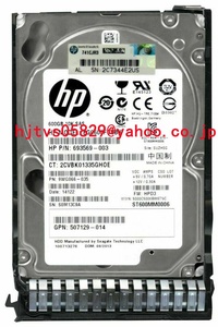 新品 HP EG0600FCVBK 600GB 2.5 インチ 10K RPM SAS HDD