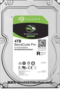 新品 Seagate BarraCuda ST4000DM006 4TB Pro SATA 6Gb/s 128MB 3.5-Inch Internal HDD