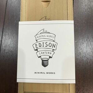 ミニマルワークス　エジソン ランタン ライラック / オーロラ MINIMAL WORKS Edison Lantern
