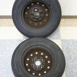 鉄ホイール 鉄ちん  スチールホイール ＊13インチ 2枚  ＊13x4.00B DOT TOPY 41395 4H P.C.D 100  の画像9