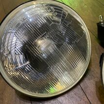 ローバーミニ　ルーカスタイプヘッドライト LEDバルブ付きセット　良品_画像1