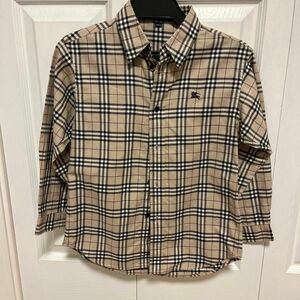 バーバリーチェックシャツ　130 長袖シャツ BURBERRY