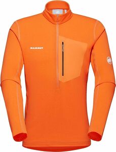 マムート ロングスリーブ ジップシャツ ミッドレイヤー オレンジ S 新品☆MAMMUT Aenergy Light ML Half Zip Pull Men 1014-03780