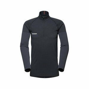 マムート ロングスリーブ ジップシャツ ミッドレイヤー ブラック M 新品☆MAMMUT Trift Half Zip Longsleeve Men 1016-01050