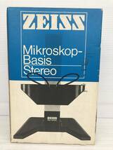 中古長期保管現状品 動作未確認 ジャンク扱い ZEISS Mikroskop-Basis Stereo ①円スタート送料無料_画像1