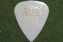 絶版 ヤマハ ナイロンピック .035medium 5枚set【送料込】システムピック YAMAHA 廃盤 ミディアム ギターピック 昭和レトロ 幻のピック_画像5