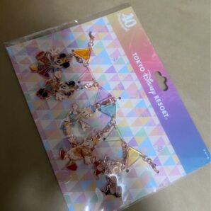 新品未開封 ディズニー40周年限定グッズ チャーム5個 パーク入園限定