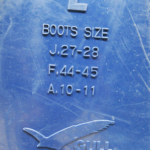 GULL ガル MANTIS マンティス フィン ブルー Lサイズ 27－28cm 管理6G0109G-C6の画像7