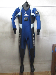 WorldDive SUPMAN ワールドダイブ サップマン ドライスーツ メンズ 着丈約156cm ブーツ27㎝ 管理6E0118C-C07