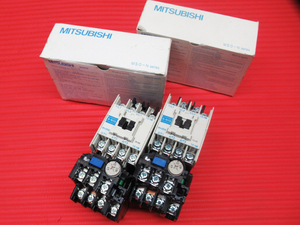 未使用品 MITSUBISHI 三菱電機 電磁開閉器 MSO-N10 2個セット 管理6E0105G-B08