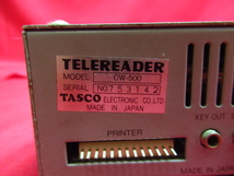 TASCO タスコ CW-500 TELEREADER テレリーダー 動作未確認 管理6J0117J-V1_画像6