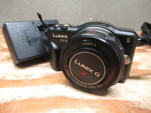 Panasonic パナソニック LUMIX ミラーレス一眼カメラ DMC-GF3 / レンズ 1:3.5-6/14-42 H-PS14042 管理6Y0120B-C07