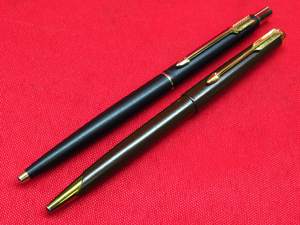 PARKER パーカー ボールペン 2本セット ノック式 筆記用具 文房具 管理6B0129O-YP