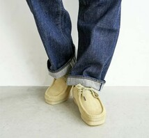 新品★CLARKS WALLABEE クラークス ワラビー スエード モカシン シューズ 靴 メイプル UK8.5/26.5cm UK9/27cm サイズ有_画像4