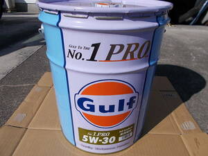 Ｇｕｌｆ ガルフ Gulf 使用済 空ペール缶 20L缶