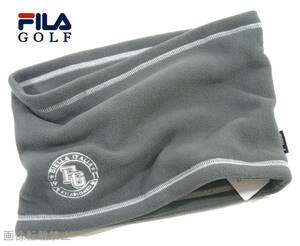  new goods ^ filler Golf FILA GOLF embroidery Logo fleece neck warmer [F] gray protection against cold muffler winter Golf 