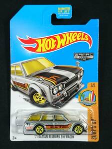 ★ホットウィール★割れあり① '71 DATSUN BLUBIRD 510 WAGON ZAMAC ダットサン ブルーバード ワゴン ザマック HotWheels HW (送料220円~)