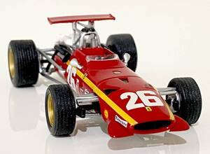 1/43 Ferrari 312 F1 1968 Jacky Ickx #26 ◆ 4位 1968 FIA F1 World Championship ◆ フェラーリ - アシェット