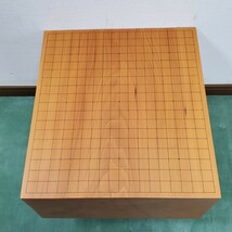 碁盤　厚さ21cm　カバー付き　（検索 囲碁 将棋 将棋盤　st/893_画像5