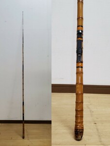 竹製　釣り竿　長さ210cm　200g　先調子（検索 竹竿 和竿　カレイ　e4/881