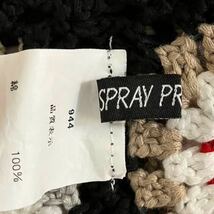 ベスト ニット ニットベスト チュニック ショルダー フラワー 花 エスニック ネット SPRAY PREMIUM スプレイプレミアム 総柄_画像2