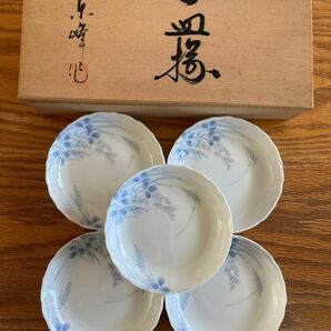 箱あり　光峰作　有田焼　小皿揃　5枚セット　未使用 和食器