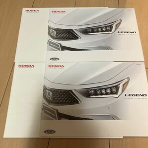 2冊セット 2020年11月版 ホンダ レジェンド カタログ 69ページ / アクセサリーカタログ 14ページ HONDA LEGEND (240104)の画像1