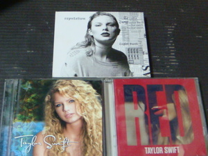 TAYLOR SWIFT/テイラー・スウィフト「TAYLOR SWIFT」「RED」「REPUTATION」 CD