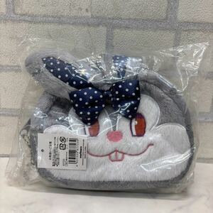 新品 未使用 merimero ポーチ うさぎ グレー