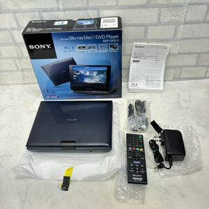 未使用 保管品 SONY ソニー ポータブル ブルーレイディスプレイヤー DVDプレーヤー BDP-SX910 2017年製 ポータブルブルーレイプレーヤー