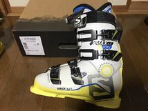 SALOMON/サロモン　スキーブーツX Max LC100(箱付き)White/Yellow25.0cm ソール295mm_画像3